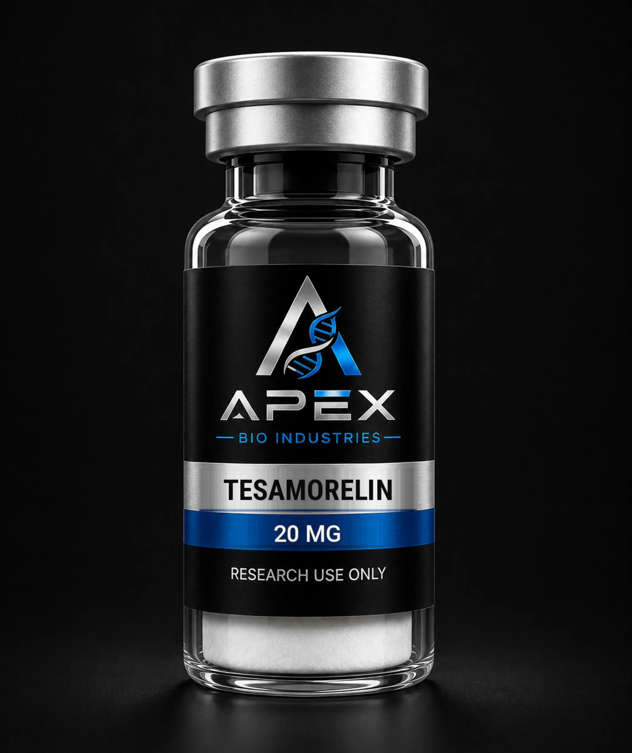 Tesamorelin 10 mg research peptide vial