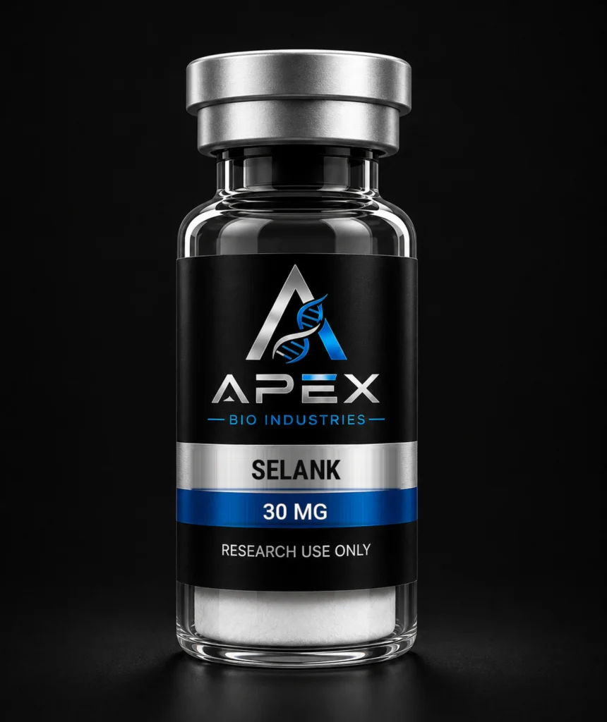 Apex Bio Industries Selank research peptide vial