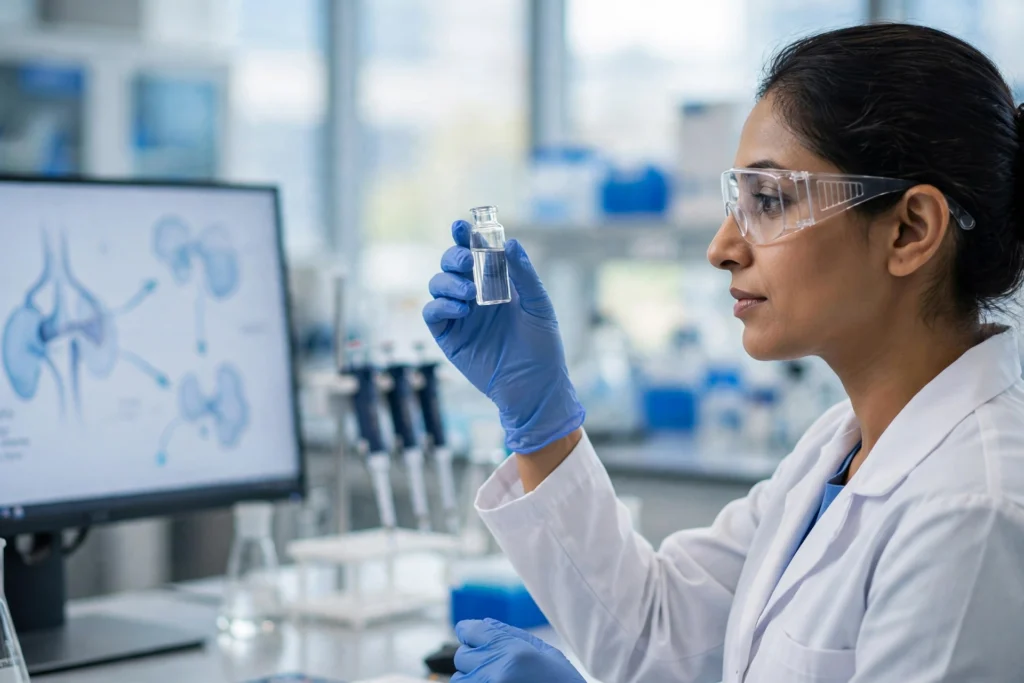 Sermorelin peptide research — GHRH(1-29) laboratory study